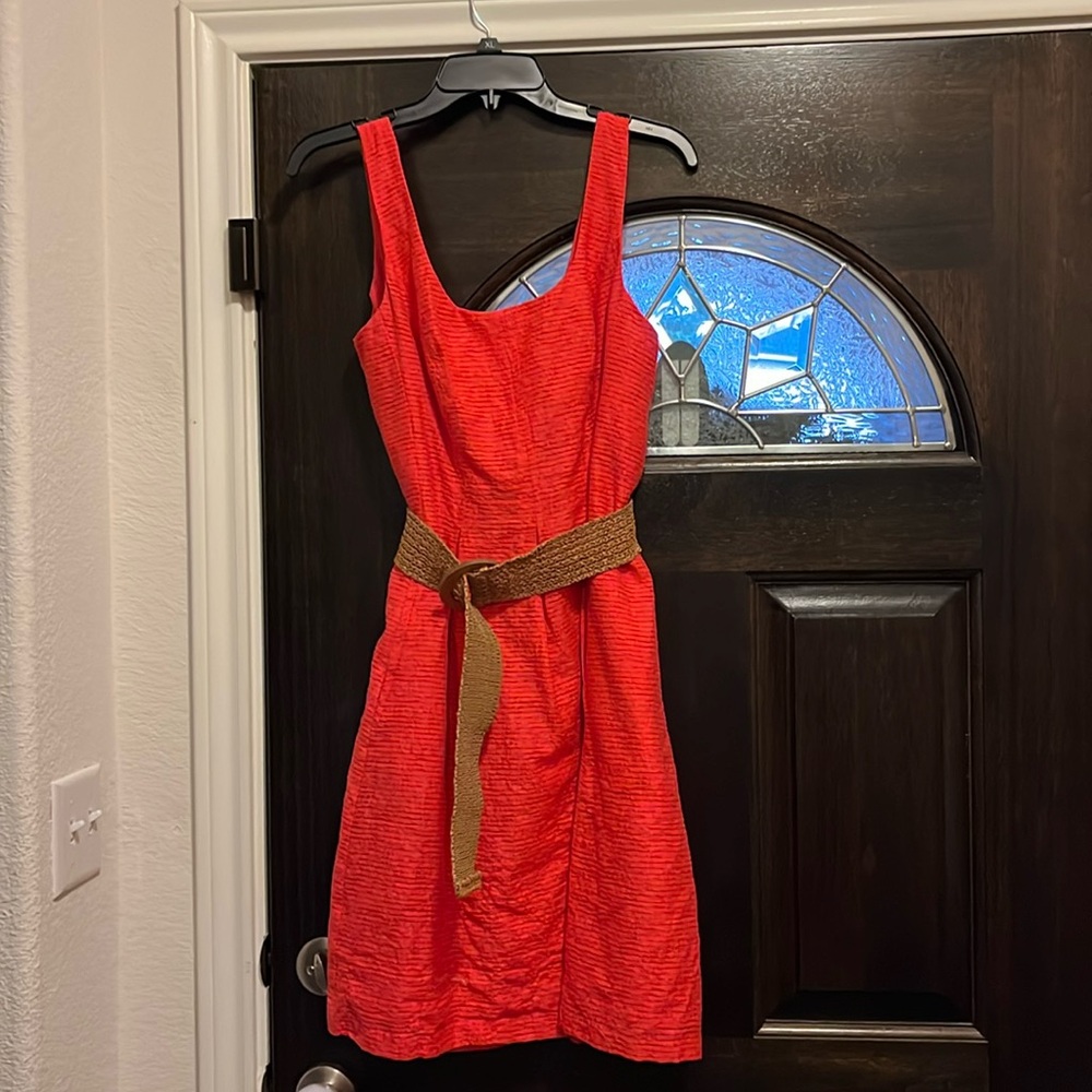 Orange dress, Nine West. Barely worn, great condition. Size 12